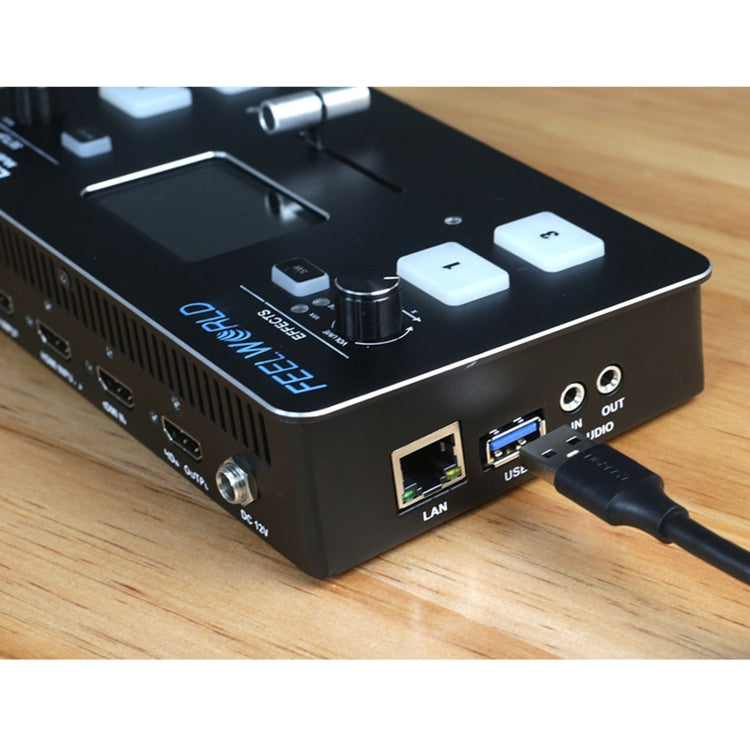 FEELWORLD LIVEPRO L1 多機位現場製作媒體直播4通道現場製作切換台 帶2.0英寸TFT屏