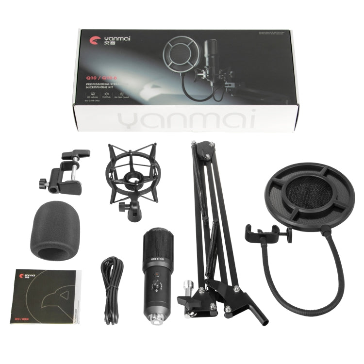 Yanmai Q10B USB 錄音麥克風套裝