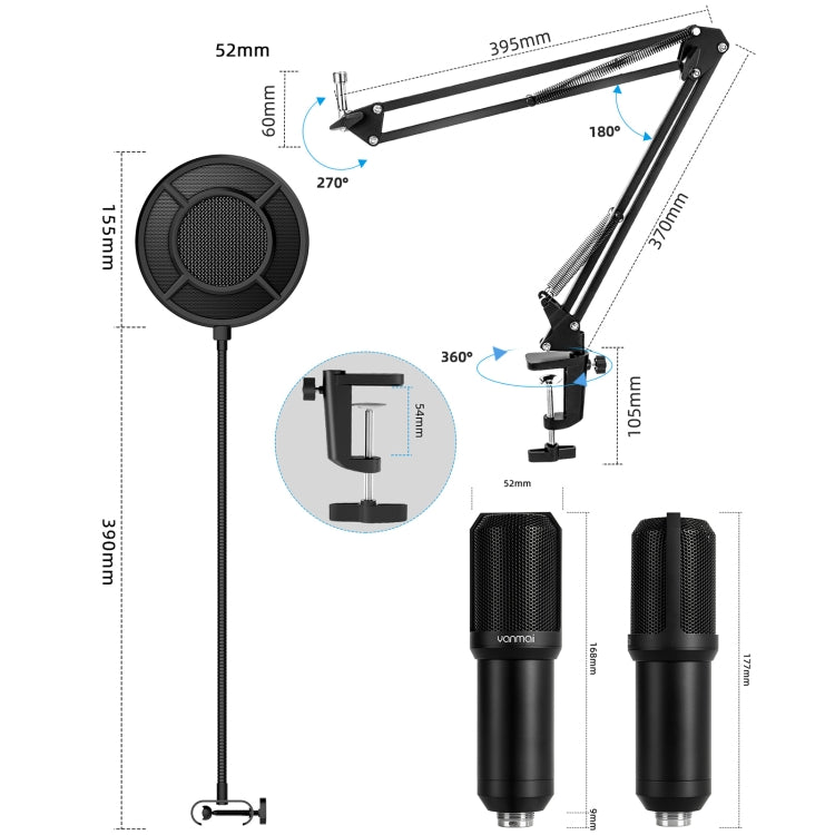 Yanmai Q10 3.5mm 錄音麥克風套裝