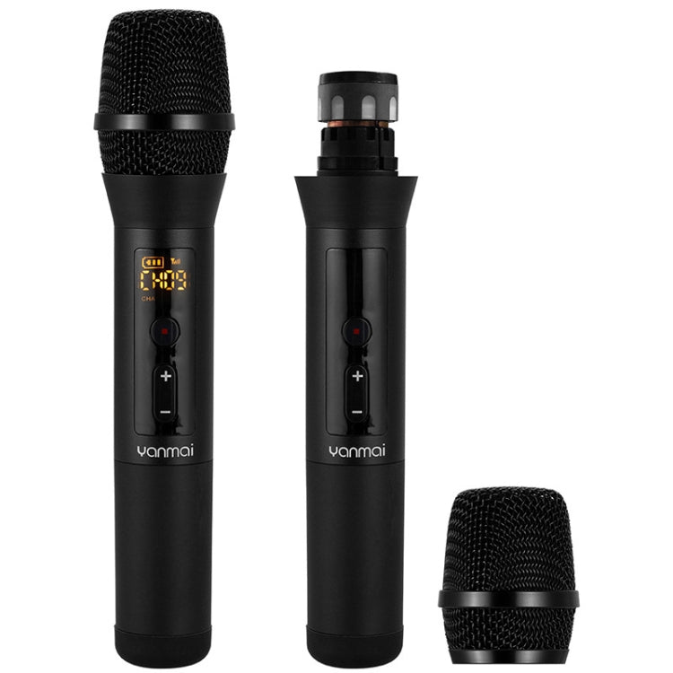 Yanmai UF8 UHF無線動圈麥克風音箱話筒 帶LCD显示屏