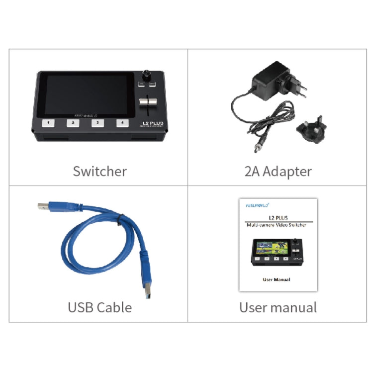 FEELWORLD L2 Plus多機位 切換台 帶5.5英寸屏