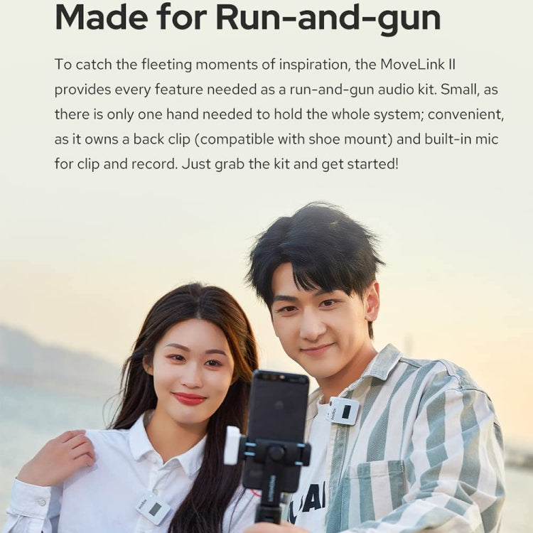 Godox MoveLink II M1 2.4GHz無線麥克風系統組合  , MoveLink II M1