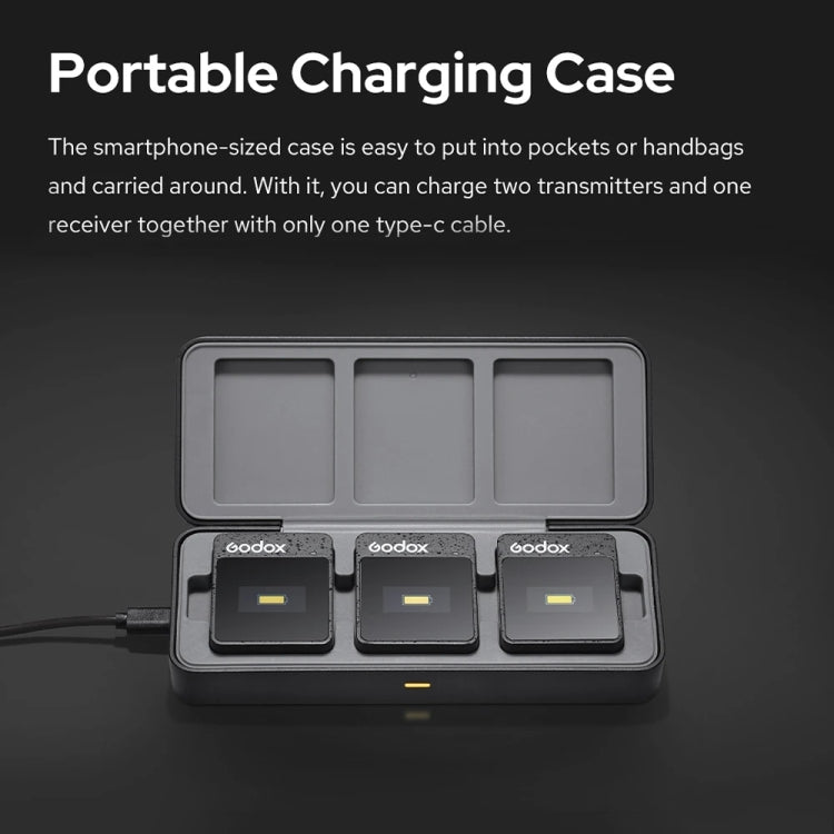 Godox MoveLink II M2 2.4GHz無線麥克風系統組合 帶 2 個發射器和1 個接收器 , MoveLink II M2