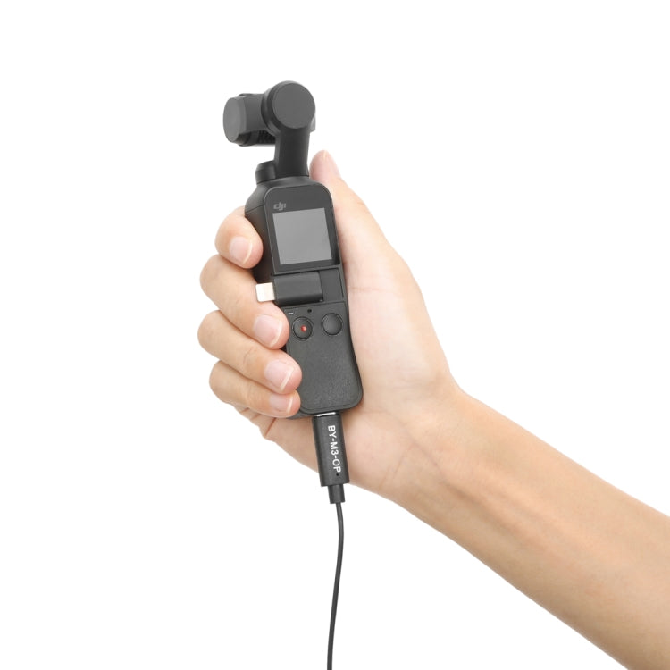 BOYA BY-M3-OP 適用於DJI OSMO Pocket口袋雲台靈眸 夾式数字領夾式麥克風