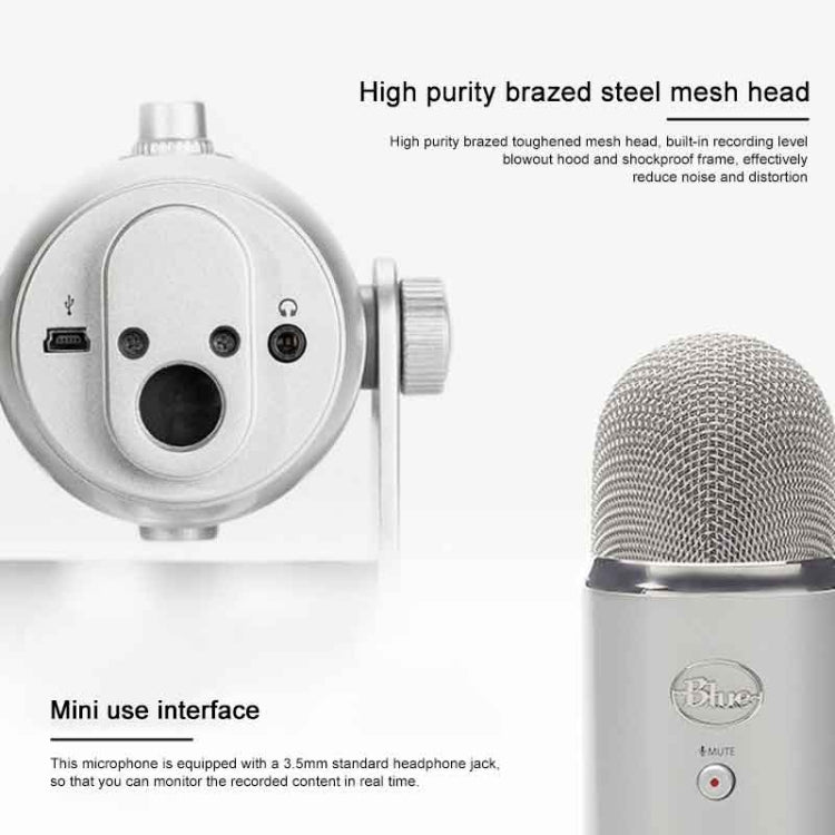 Logitech羅技 Blue Yeti雪怪麥克風 USB電容話筒