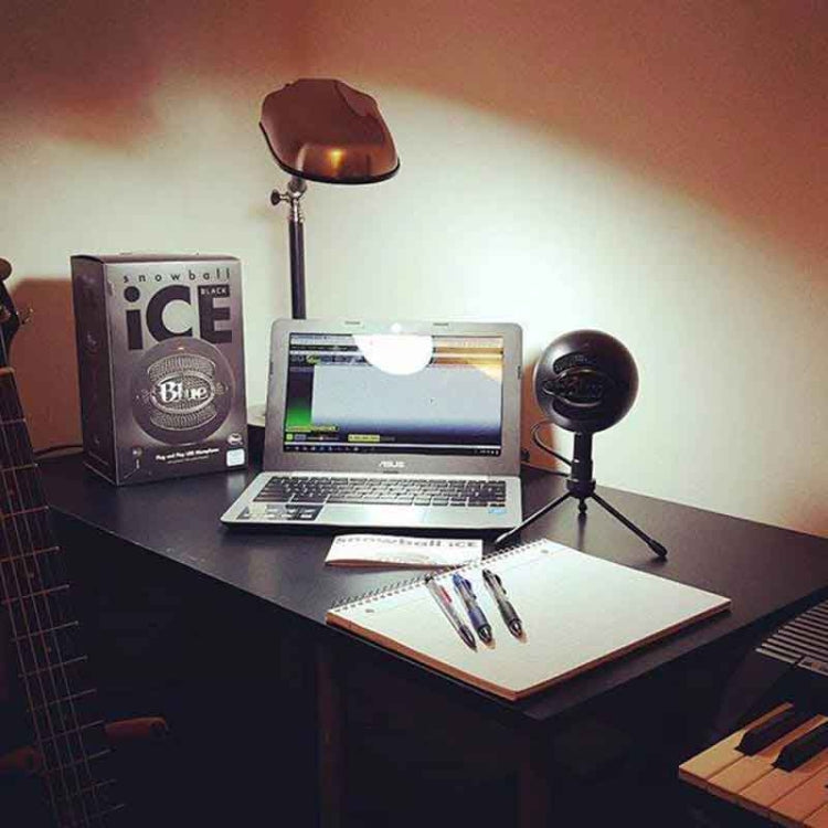 Logitech羅技 Blue Snowball-ice USB直插電容話筒主播錄音麥克風