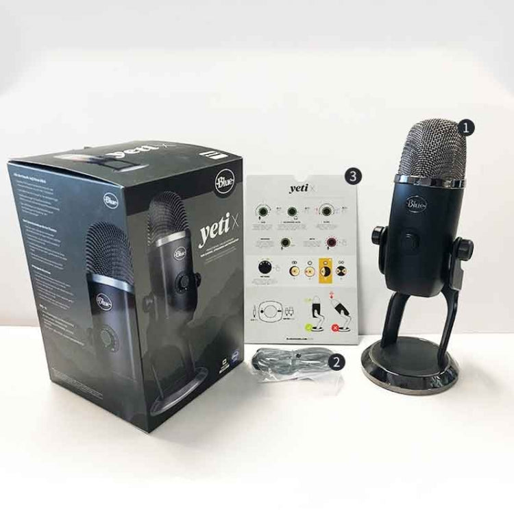 Logitech羅技 Blue Yeti X 電容麥克風USB錄音直播話筒