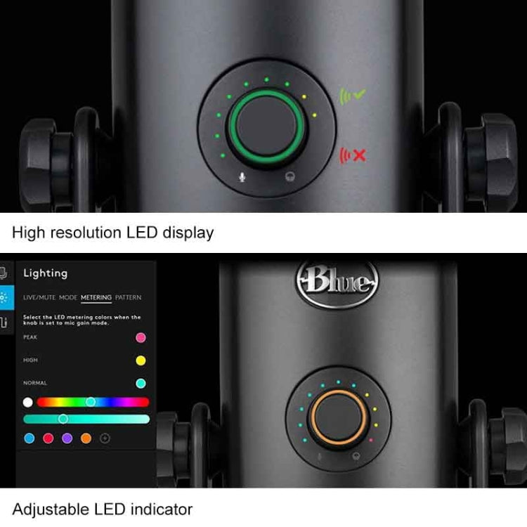 Logitech羅技 Blue Yeti X 電容麥克風USB錄音直播話筒