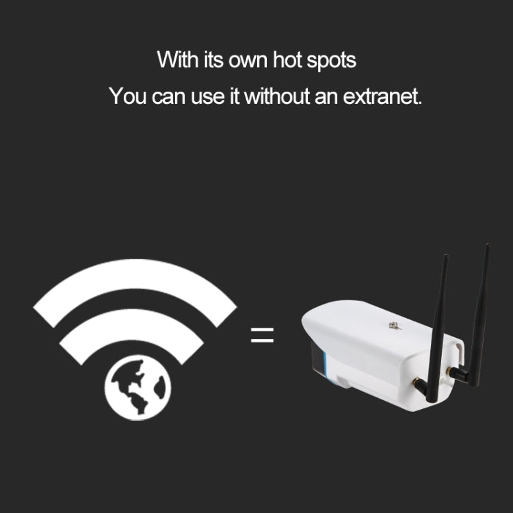 J-06紅外版無線攝像機 100萬像素 支持紅外夜視/移動偵測/TF卡紅外距離: 50m