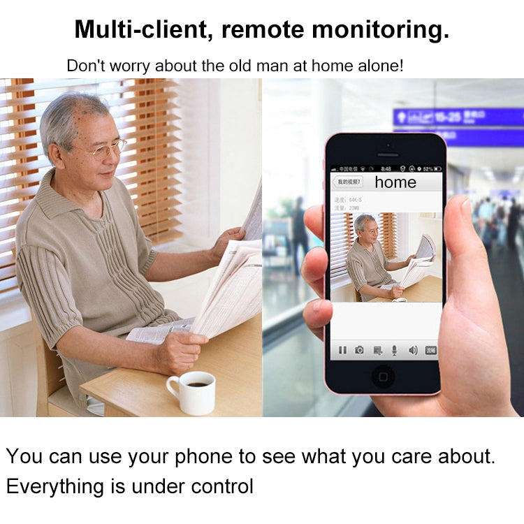 J-02100 雙天線 無線高清攝像機 100萬像素 支持紅外夜視&TF卡