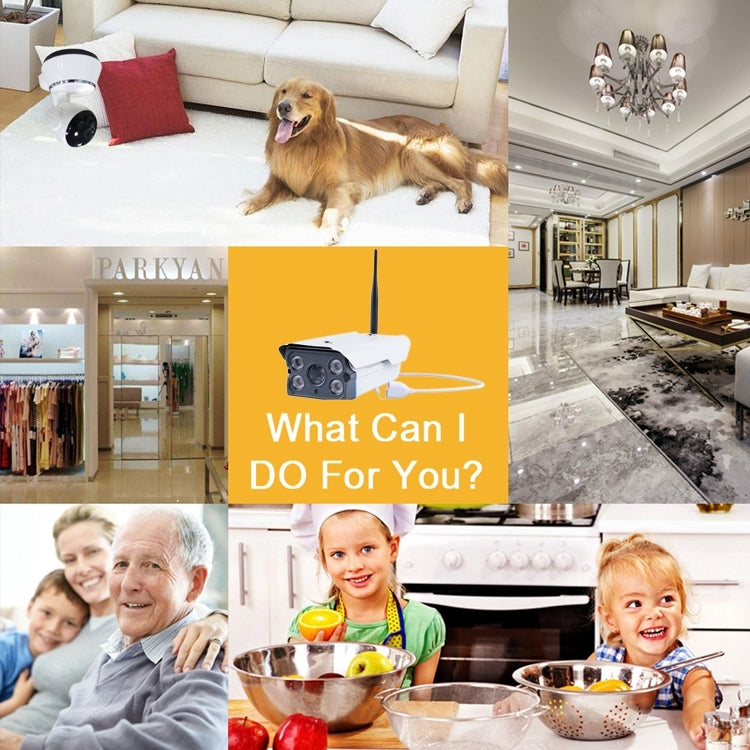 J-01100 無線高清攝像機 100萬像素 支持移動偵測&紅外夜視&TF卡