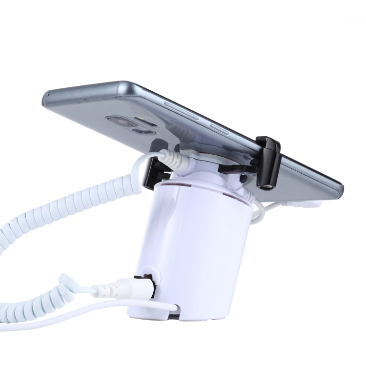 A22卡爪 適用於 Type-C接口手機 圓柱形手機充電防盜展示架/報警器，紅外線遙控解鎖