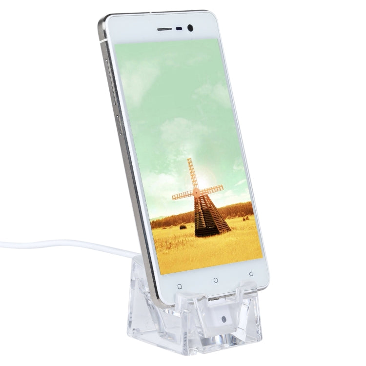 S60 一拖十充電防盜報警器 安卓手機防盜展示架/防盜報警支架帶遙控器  Micro-USB安卓接口