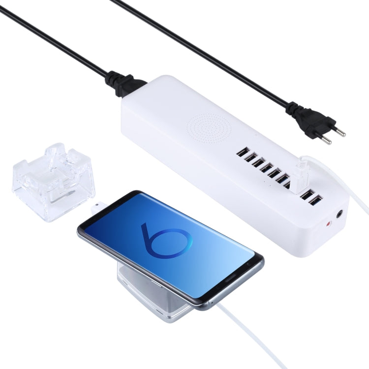 S60 一拖十充電防盜報警器 Type-C接口 安卓手機防盜展示架/防盜報警支架帶遙控器