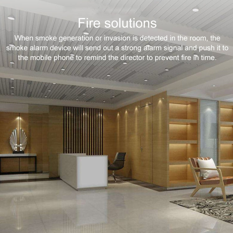 Zigbee塗鴉無線智能煙霧監測報警器