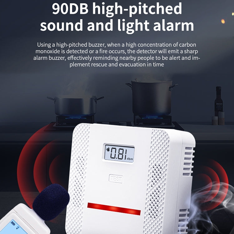 XY-S510COM 2合1 一氧化碳煙霧複合型報警探測器 不帶電池