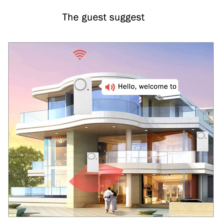 FYD-1388家庭安防無線遙控門磁報警器，1遙控器+3磁傳感器