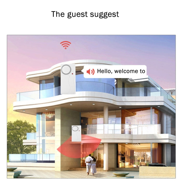 FYD-1366家庭安防無線遙控門磁報警器，1遙控器+2磁傳感器