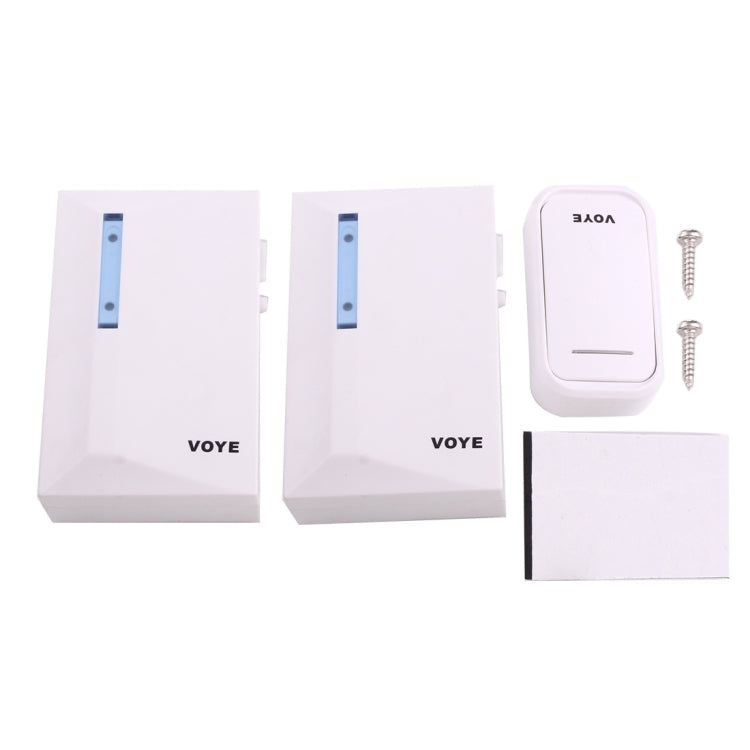 VOYE V015F2 家居智能音樂門鈴雙接收器