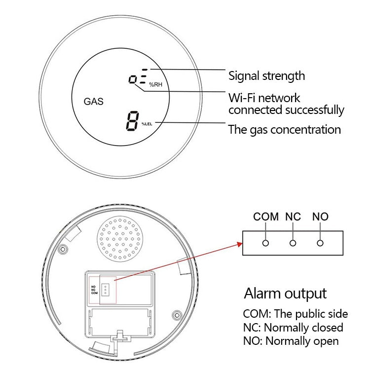 PA-210W WiFi+Tuya燃氣報警器