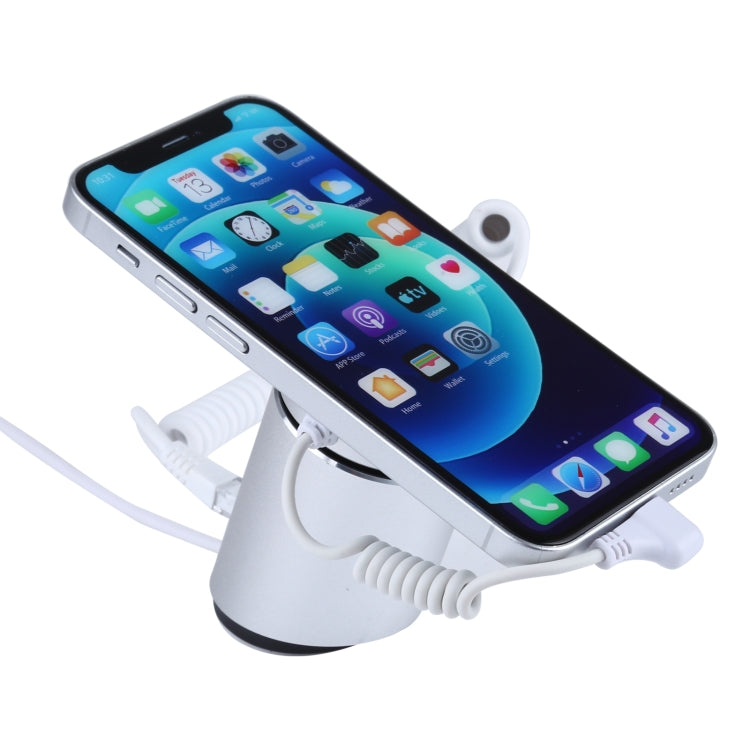 A21 鋁殼圓柱形手機磁吸防盜展示架/報警器,  8pin接口 適用於蘋果設備