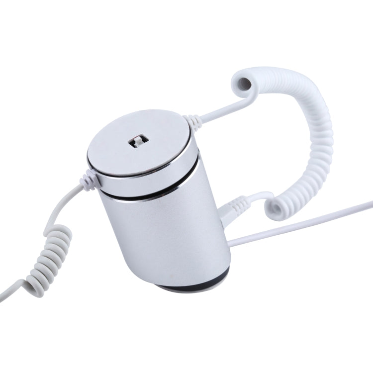 A21 鋁殼圓柱形手機磁吸防盜展示架/報警器,  8pin接口 適用於蘋果設備