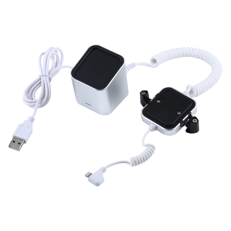 A29卡爪 鋁殼方柱體手機防盜展示架/報警器,  8pin接口 適用於蘋果設備