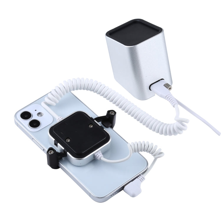 A29卡爪 鋁殼方柱體手機防盜展示架/報警器,  8pin接口 適用於蘋果設備