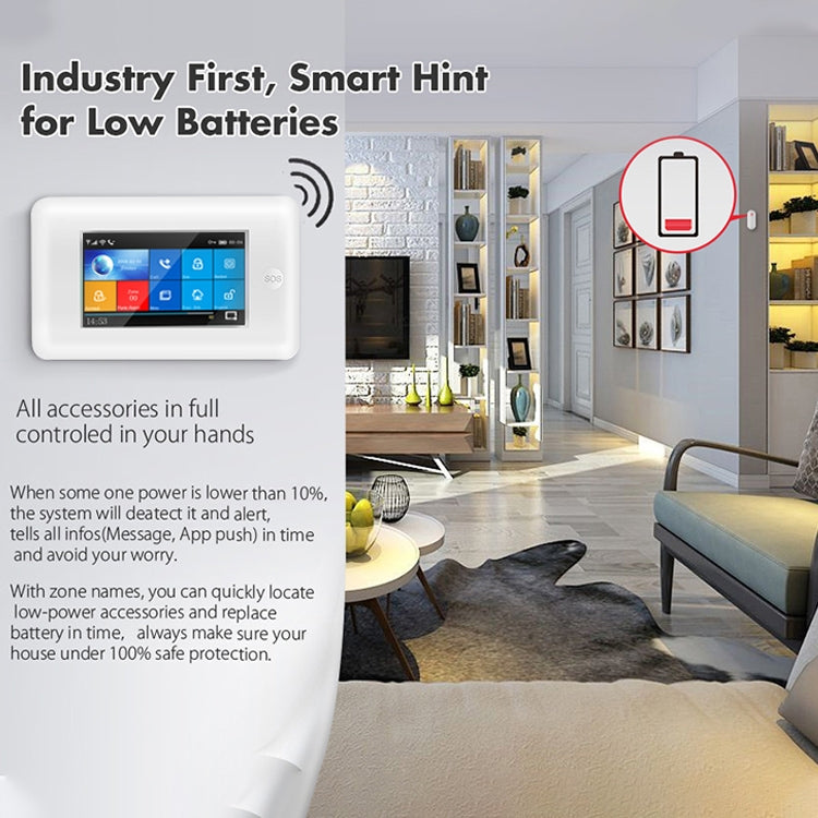 PG-106-GSM GSM/GPRS+WiFi智能報警系統 帶觸摸屏&RFID功能