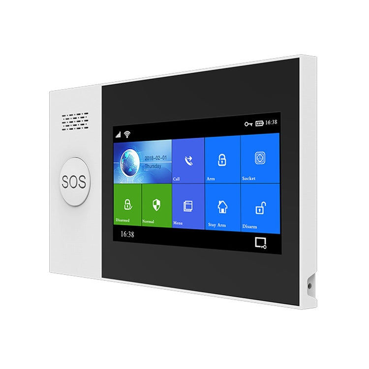 PG-107 GSM+WiFi智能報警系統 帶4.3英寸TFT显示屏