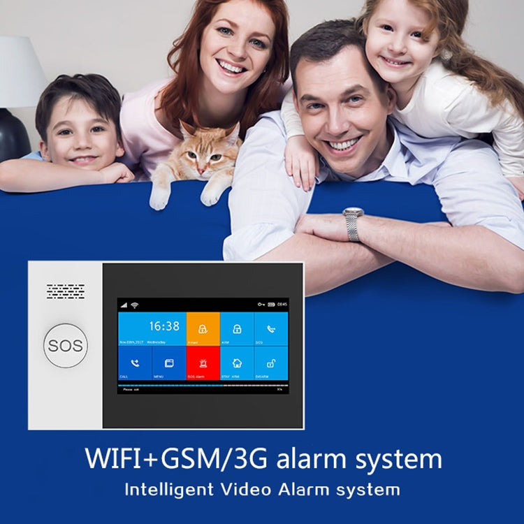 PG-107 GSM+WiFi智能報警系統 帶4.3英寸TFT显示屏