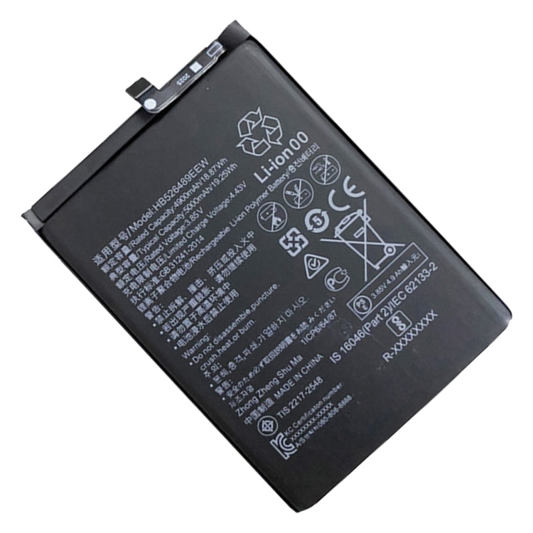 適用於 Honor Play 9A/Enjoy 10e/Enjoy 20 鋰離子聚合物電池 5000mAh HB526489EEW