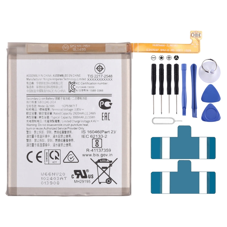 適用於 三星 Galaxy A01 SM-A015 原裝鋰離子電池 3000mAh QL1695