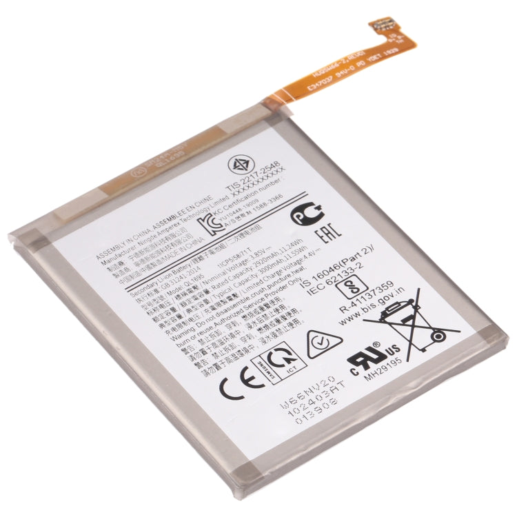 適用於 三星 Galaxy A01 SM-A015 原裝鋰離子電池 3000mAh QL1695