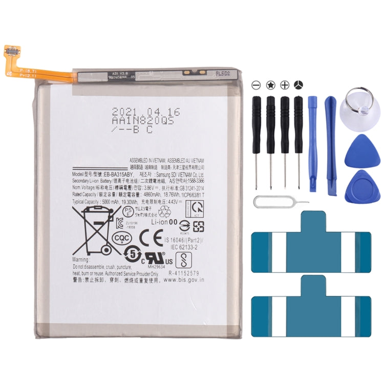 適用於 三星 Galaxy A31 SM-A315 原裝鋰離子電池 5000mAh EB-BA315ABY