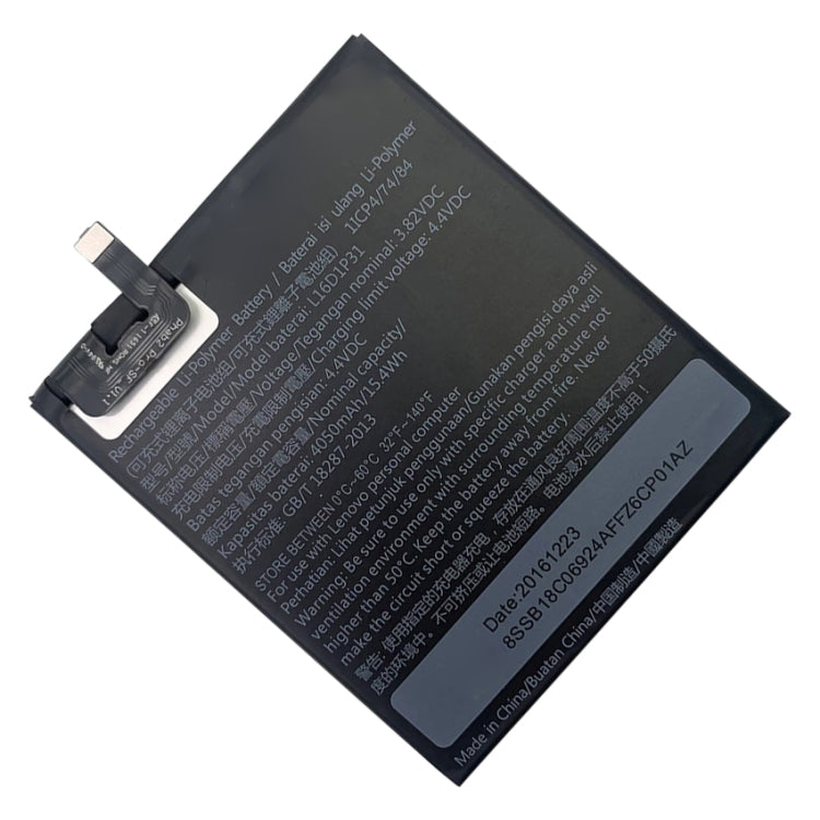適用於Lenovo Phab2 Pro 鋰離子聚合物電池 4050mAh L16D1P31