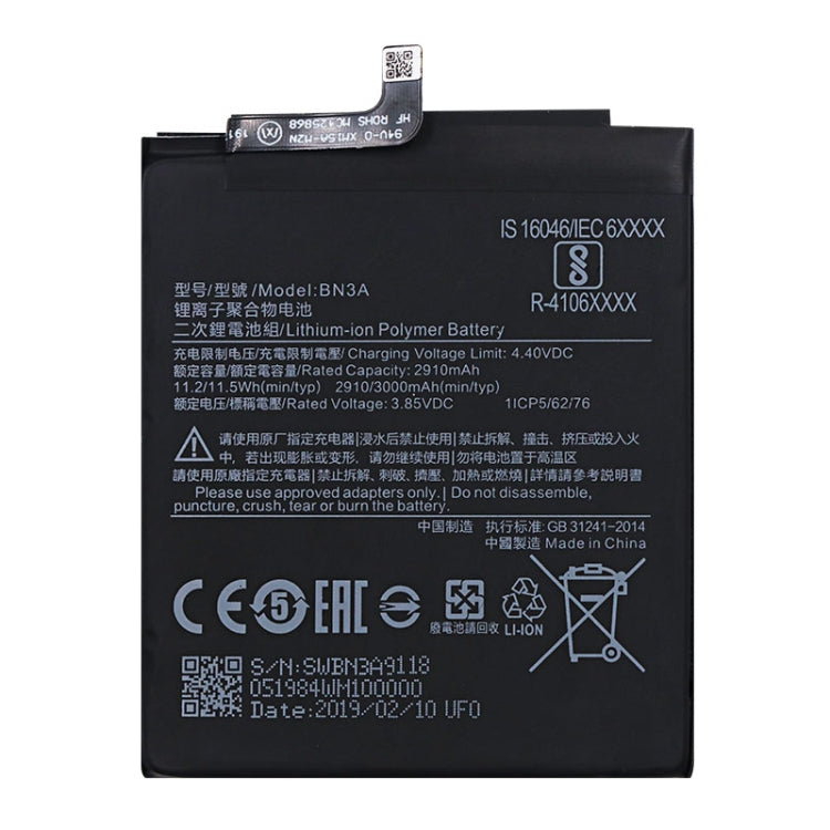 BN3A 適用於小米 Mi Play / 紅米 Go 2910mAh 鋰離子聚合物電池