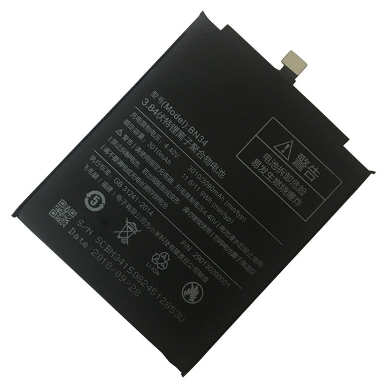 BN34 適用於小米 紅米 5A 3010mAh 鋰離子聚合物電池