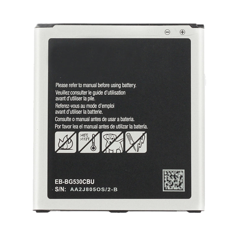 適用於三星 Galaxy J3 Pro / J3110 / J3 2016 / G530 / J5 2015 / J500 / J5009 / G531F / J500FN 2600mAh 可充鋰離子電池 EB-BG530CBU EB-BG531BBE