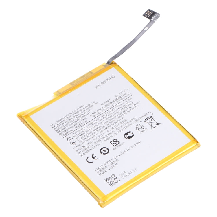 適用於摩托羅拉 One Vision XT1970-1 3500mAh 鋰離子聚合物電池 KR40