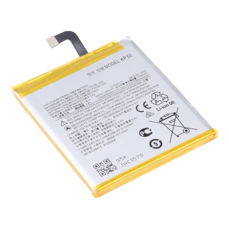 適用於摩托羅拉 One Zoom / One Pro 4000mAh 鋰離子聚合物電池 KP50