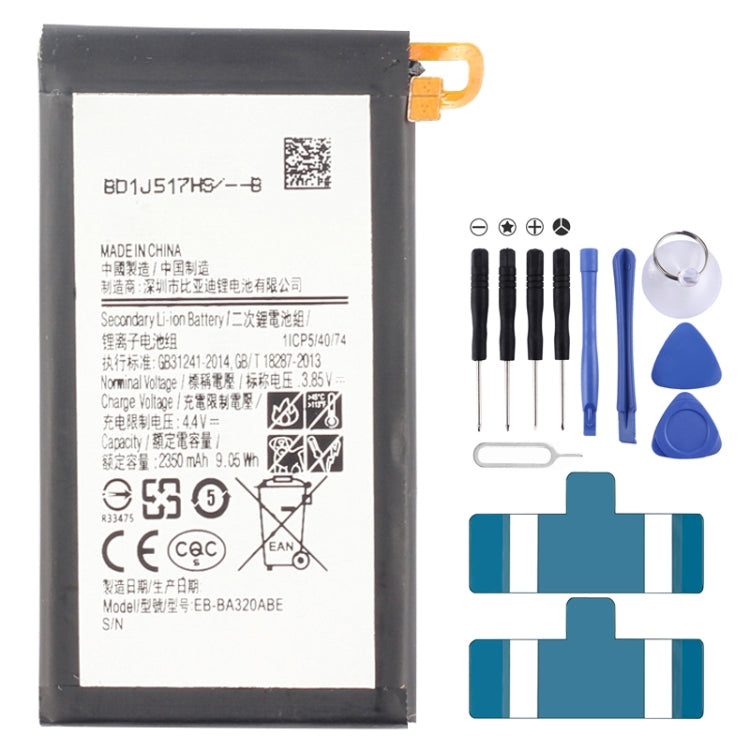 適用於三星Galaxy A3  / A320AA320F 2350mAh 鋰離子聚合物電池 EB-BA320ABE