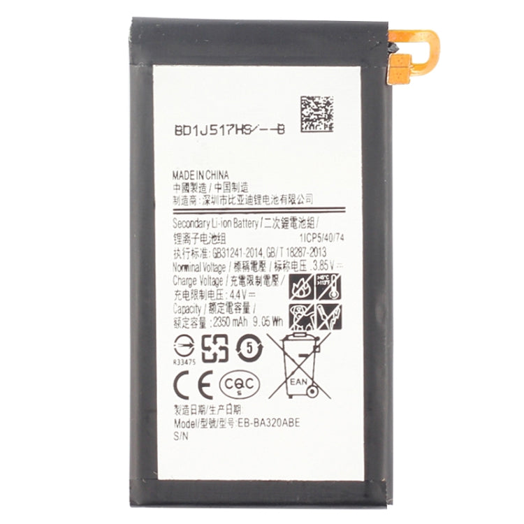 適用於三星Galaxy A3  / A320AA320F 2350mAh 鋰離子聚合物電池 EB-BA320ABE