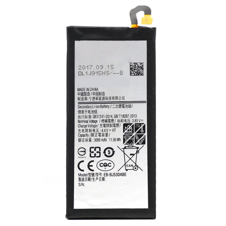 適用於三星 Galaxy J5  / J530F / J530A / J5 Pro / J530F / DS / j530K / J530L / J530S 3000mAh 鋰離子聚合物電池 EB-BJ530ABE