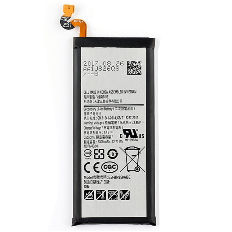 適用於三星 Galaxy Note 8 / N9500 / N950A / N950F / N950T / N950V 3300mAh 鋰離子聚合物電池 EB-BN950ABE