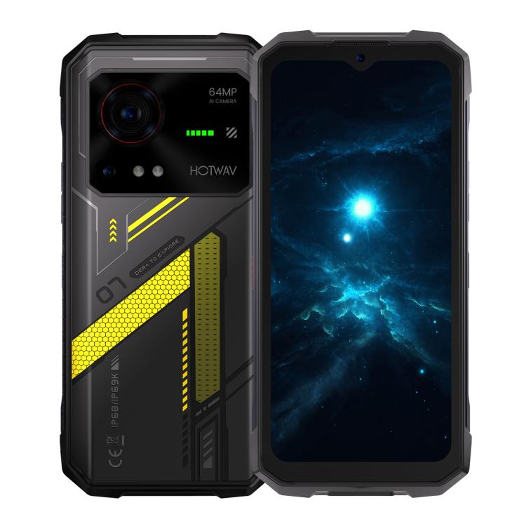 HOTWAV Hyper 7三防機，8GB+256GB，6.6英寸安卓14 天璣7050 5G八核, 網絡：5G, OTG, NFC