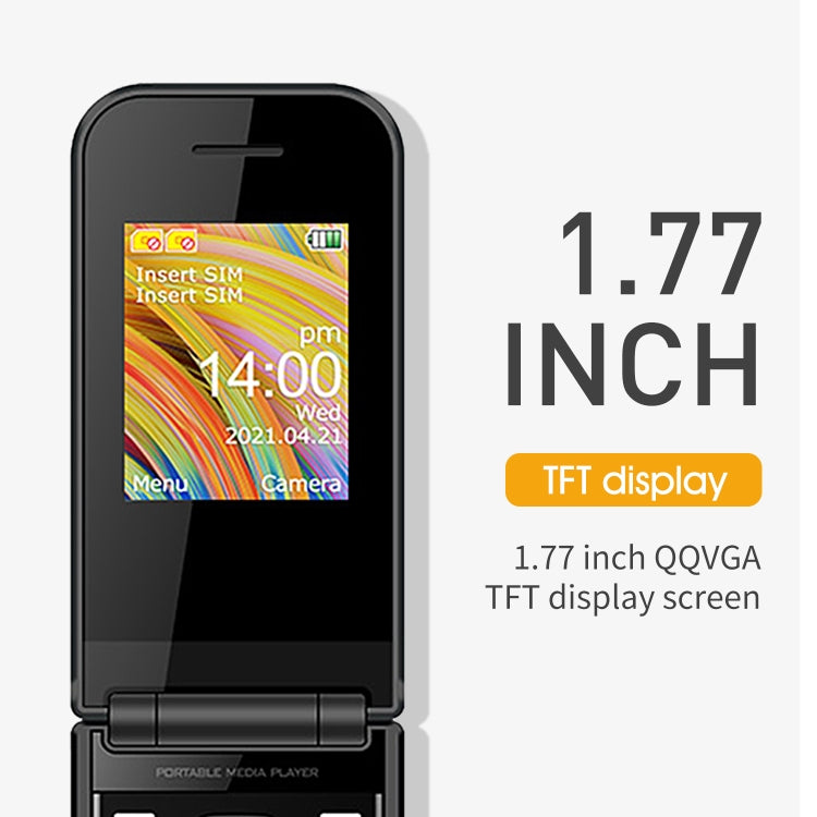 UNIWA F2720  翻蓋機 1.77寸SC6531E, 藍牙 收音  GSM網絡 雙卡雙待