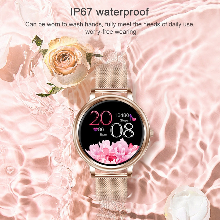 1.09 inch IPS Color Screen IP67 Waterproof Smart Watch, Support Sleep Monitoring / Heart Rate Monitoring / Blood Pressure Monitoring / Multi-sports Mode, Style: Steel Strap