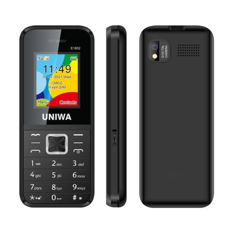 UNIWA E1802 功能機 1.77寸, 藍牙 收音, GSM網絡