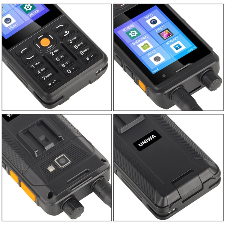 UNIWA P5 DMR 1GB+8GB POC對講機 IP65三防機, 5300mAh電池 2.8英寸安卓9.0, MTK6739四核, 4G網絡 PTT